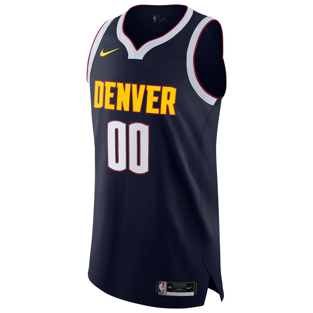 Denver Nuggets Nike 2020/21 Authentic Custom Jersey Navy - Icon Edition Team Jersey Sports Fan Apparel
