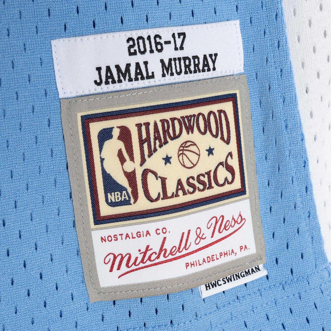 Denver Nuggets Jamal Murray Mitchell & Ness 2016/17 Throwback Swingman Jersey - Powder Blue Team Jersey Sports Fan Apparel