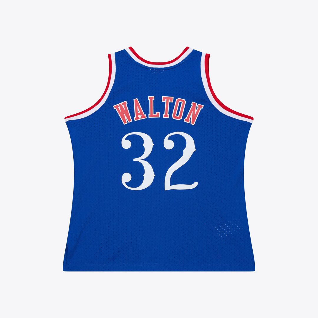 LA Clippers Bill Walton Mitchell & Ness 1984 - 85 Swingman Jersey - Royal Team Jersey Sports Fan Apparel