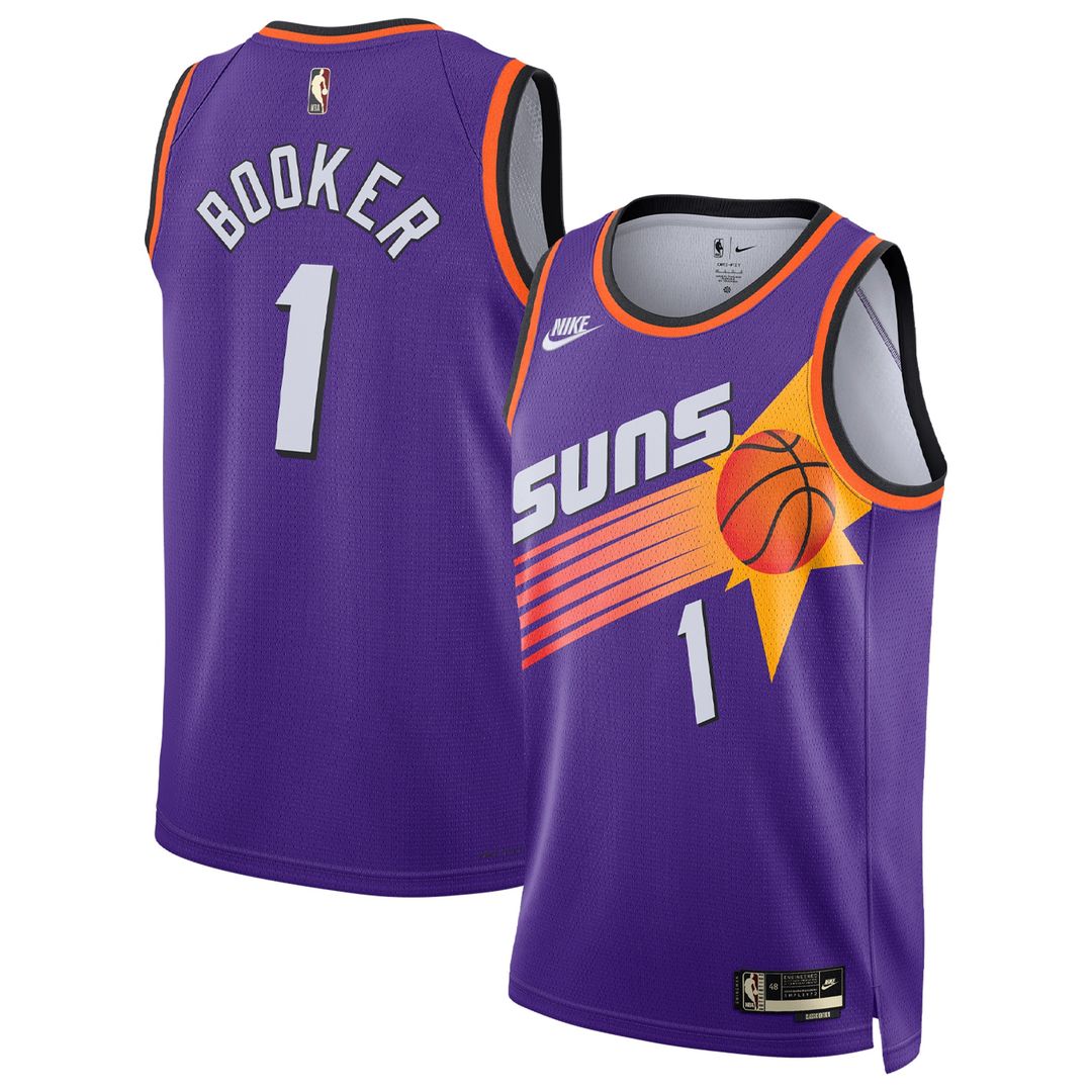 Phoenix Suns Devin Booker Nike Swingman Jersey - Classic Edition - Purple Team Jersey Sports Fan Apparel
