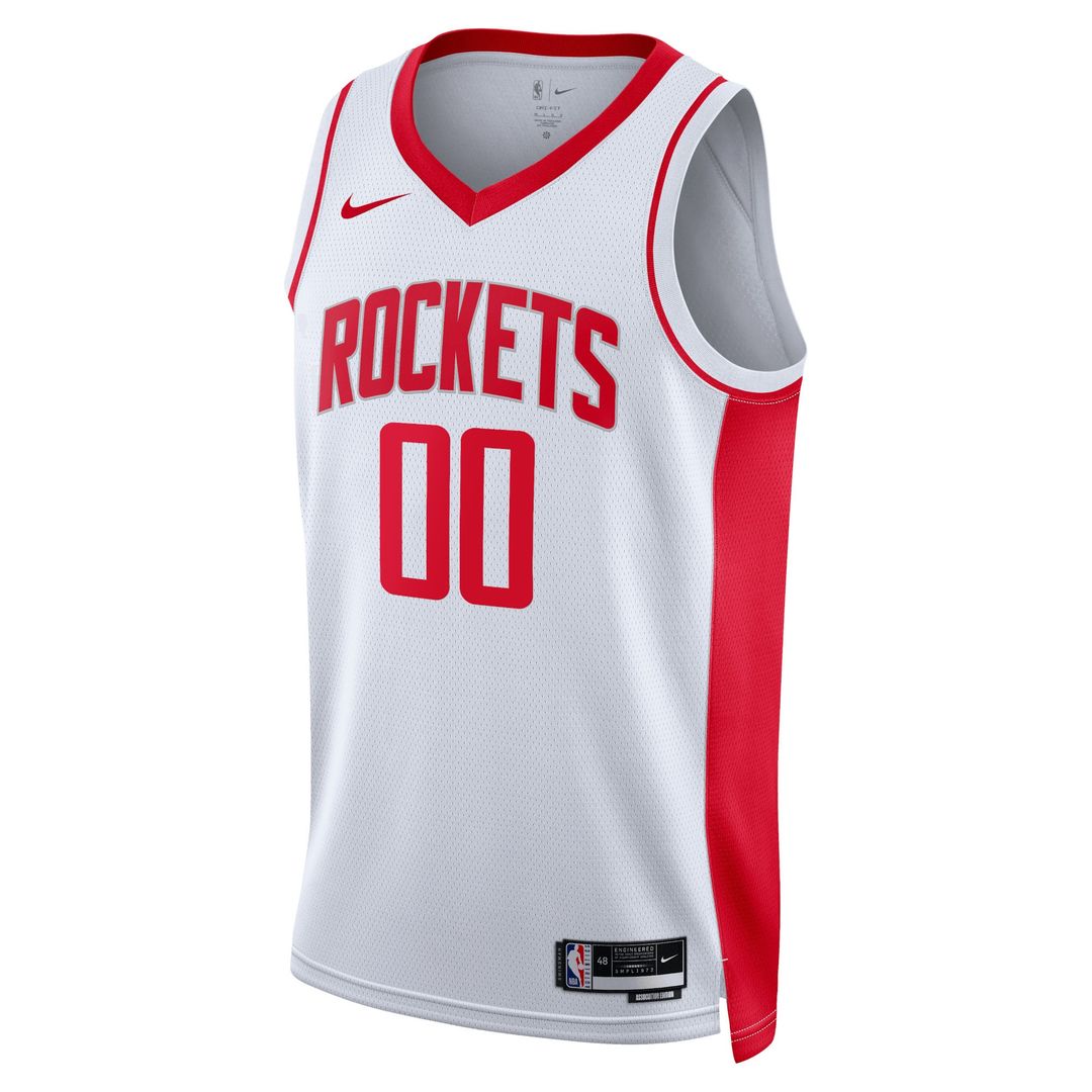 Houston Rockets Nike Unisex Swingman Custom Jersey White - Association Edition Team Jersey Sports Fan Apparel