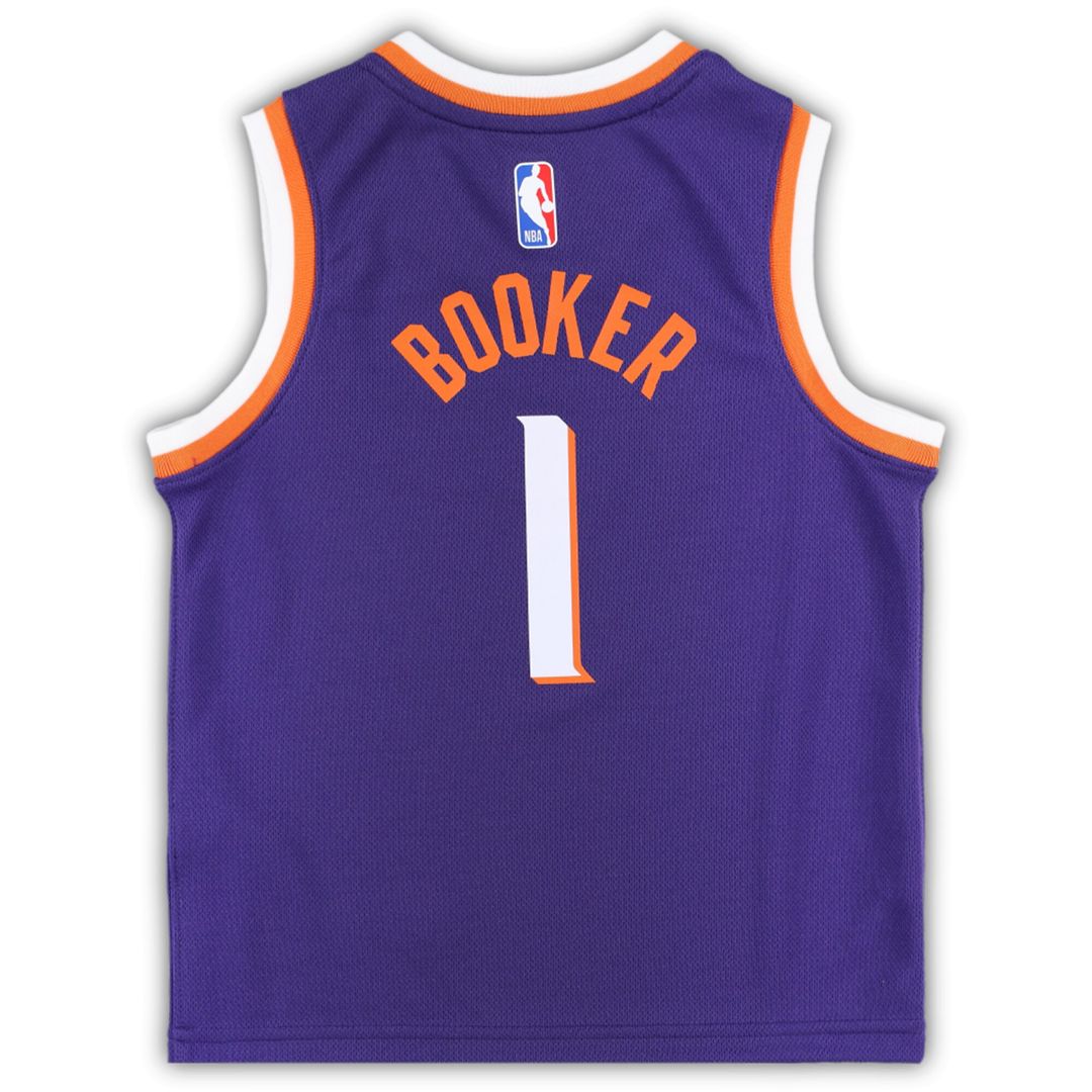 Phoenix Suns Devin Booker Nike Preschool Swingman Player Jersey - Icon Edition - Purple Team Jersey Sports Fan Apparel
