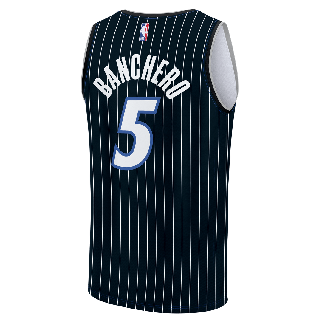 Orlando Magic Paolo Banchero Fanatics Fast Break Jersey - Statement Edition - Black Team Jersey Sports Fan Apparel