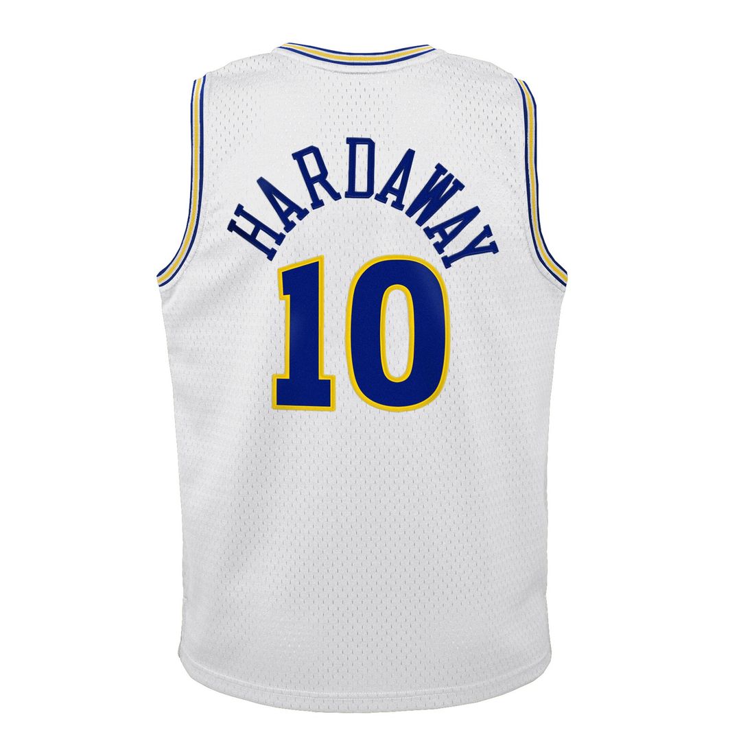 Golden State Warriors Tim Hardaway Mitchell & Ness Youth 1990 - 91 Hardwood Classics Swingman Throwback Home Jersey - White Team Jersey Sports Fan App
