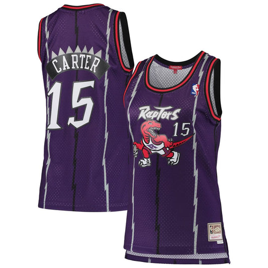 Toronto Raptors Vince Carter Mitchell & Ness Women's 1998/99 Hardwood Classics Swingman Jersey - Purple Team Jersey Sports Fan Apparel