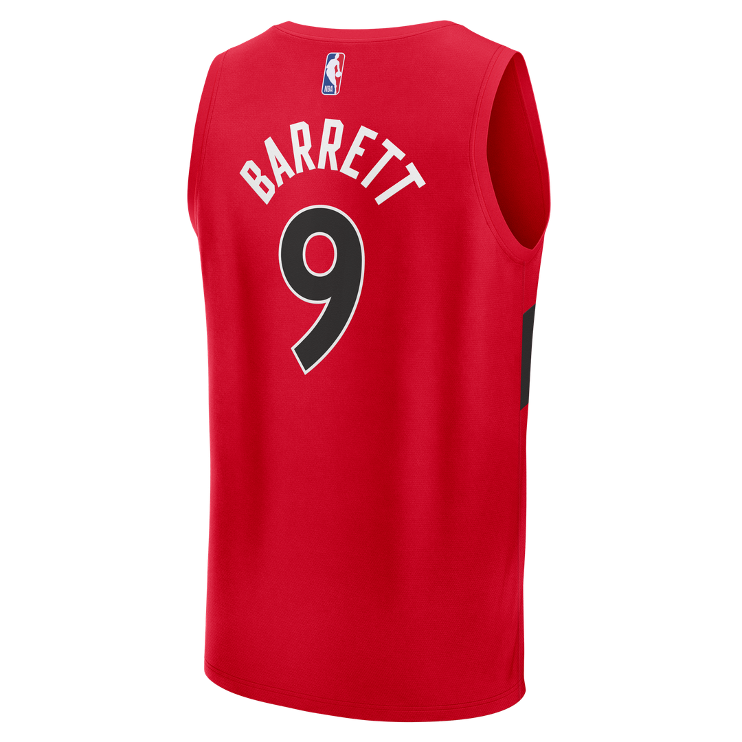 Toronto Raptors RJ Barrett Fanatics Fast Break Jersey - Red - Icon Edition Team Jersey Sports Fan Apparel