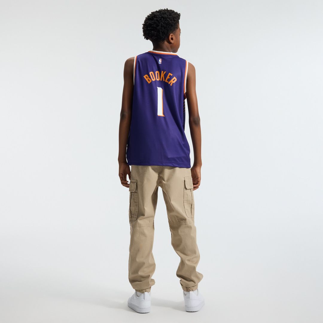 Phoenix Suns Devin Booker Fanatics Youth Fast Break Replica Player Jersey - Icon Edition - Purple Team Jersey Sports Fan Apparel