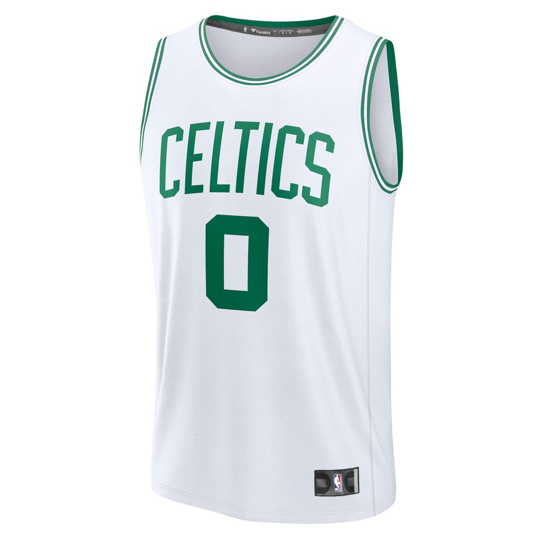 Boston Celtics Jayson Tatum Fanatics Fast Break Replica Player Jersey - Association Edition - White Team Jersey Sports Fan Apparel