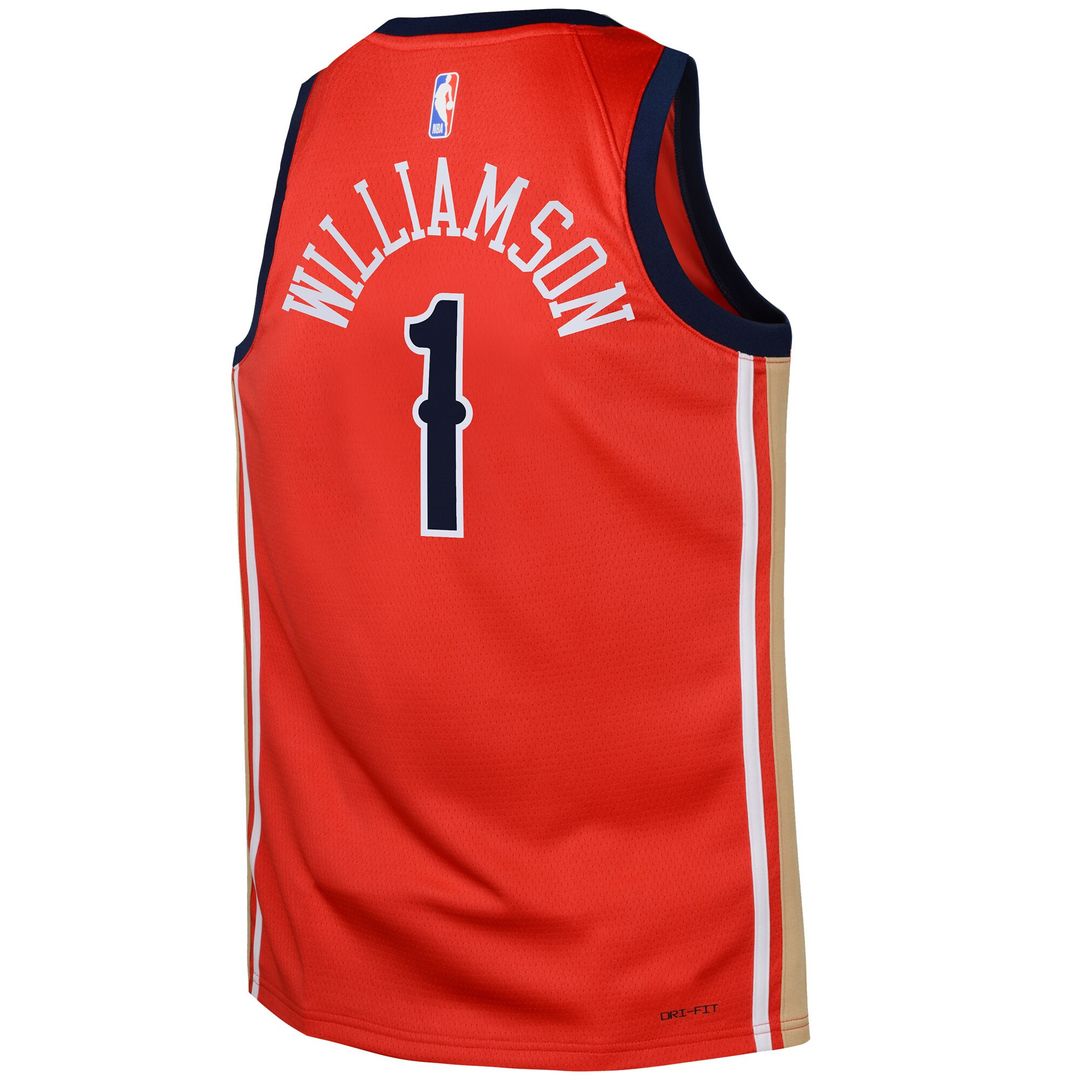 New Orleans Pelicans Zion Williamson Jordan Brand Swingman Jersey Statement - Red Team Jersey Sports Fan Apparel