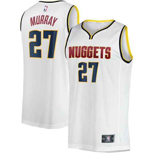 Denver Nuggets Jamal Murray Fanatics Fast Break Player Jersey - Association Edition - White Team Jersey Sports Fan Apparel
