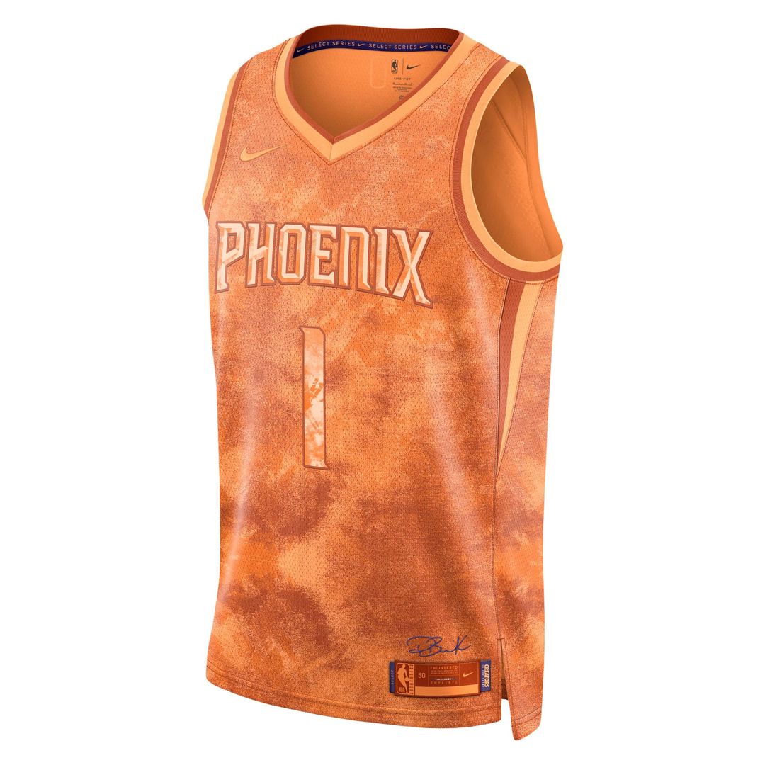 Phoenix Suns Devin Booker Nike Unisex Select Series Swingman Jersey - Orange Team Jersey Sports Fan Apparel