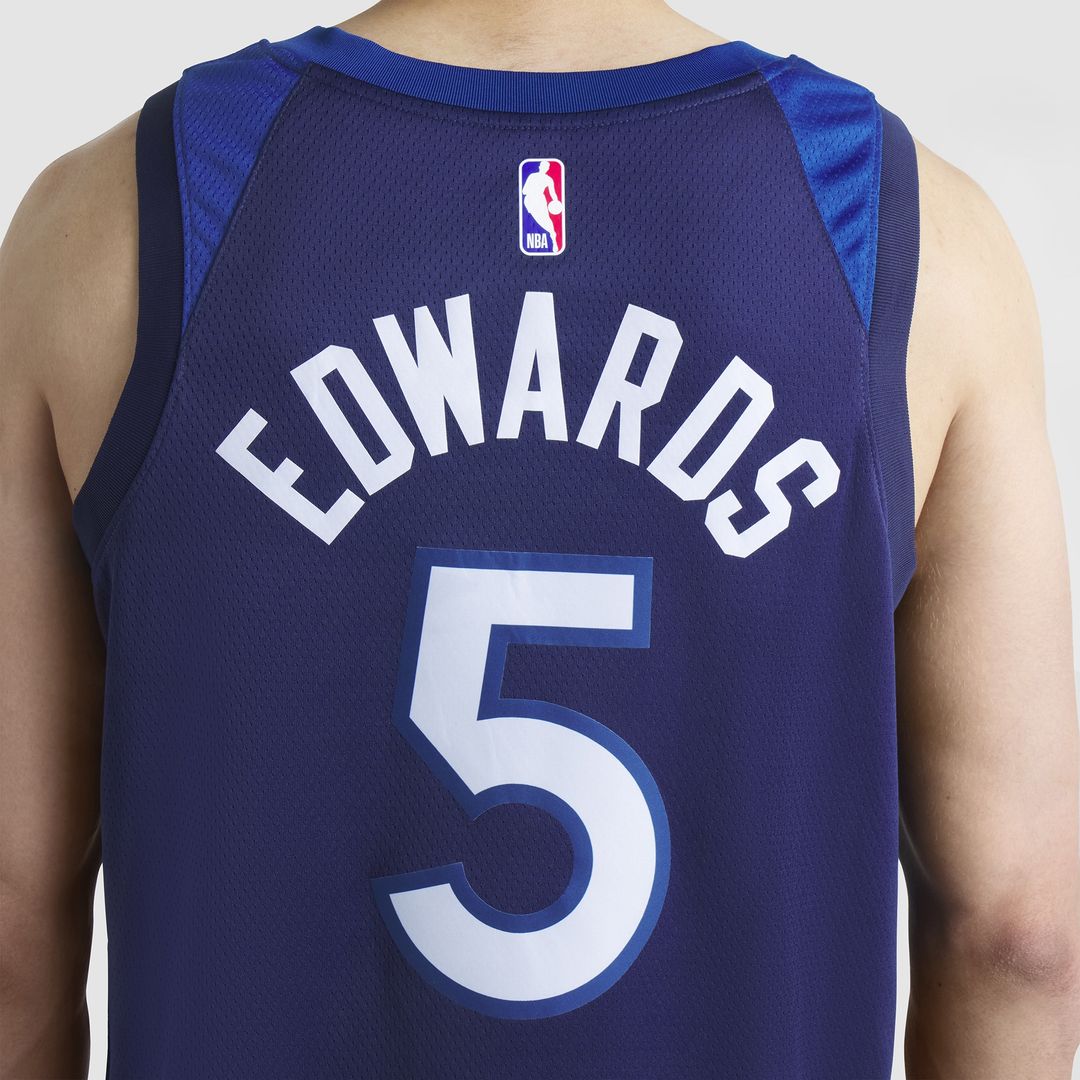 Minnesota Timberwolves Anthony Edwards Nike Unisex Swingman Jersey - Icon Edition - Navy Team Jersey Sports Fan Apparel