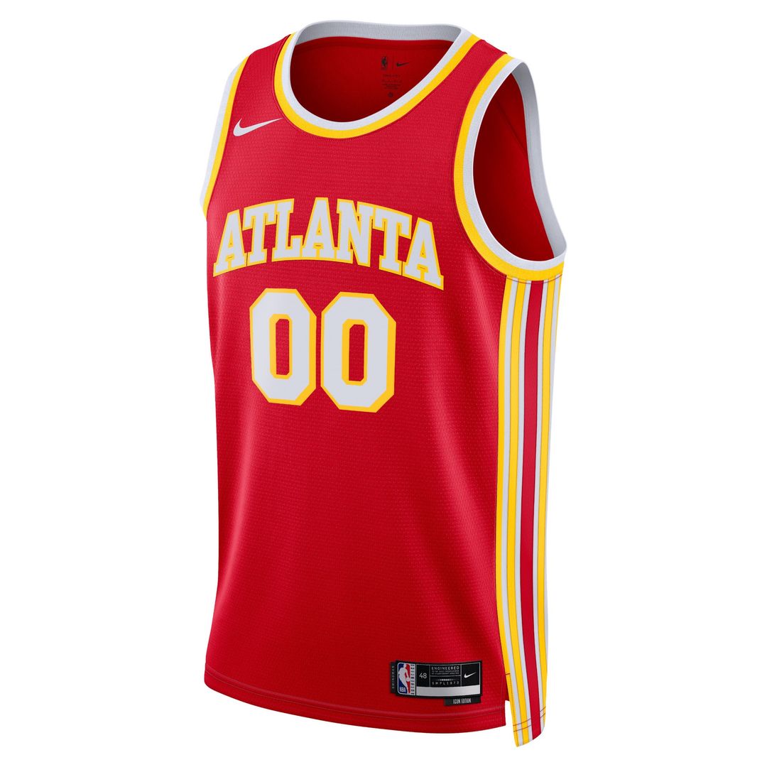 Atlanta Hawks Nike Unisex Swingman Custom Jersey Red - Icon Edition Team Jersey Sports Fan Apparel
