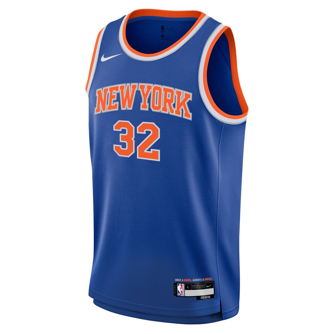 New York Knicks Karl - Anthony Towns Nike Youth Swingman Jersey - Icon Edition - Blue Team Jersey Sports Fan Apparel