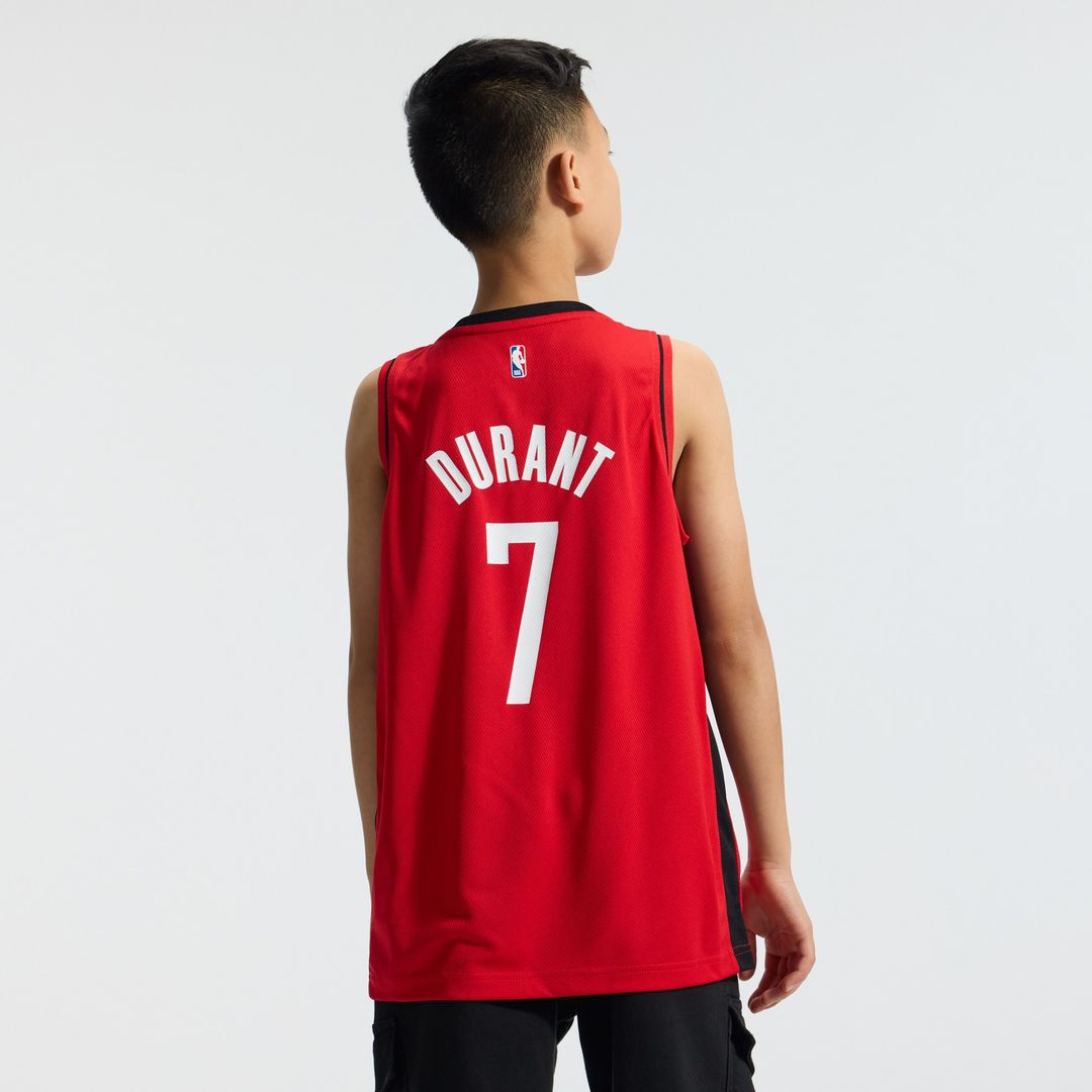 Houston Rockets Kevin Durant Fanatics Youth Fast Break Jersey - Icon Edition - Red Team Jersey Sports Fan Apparel