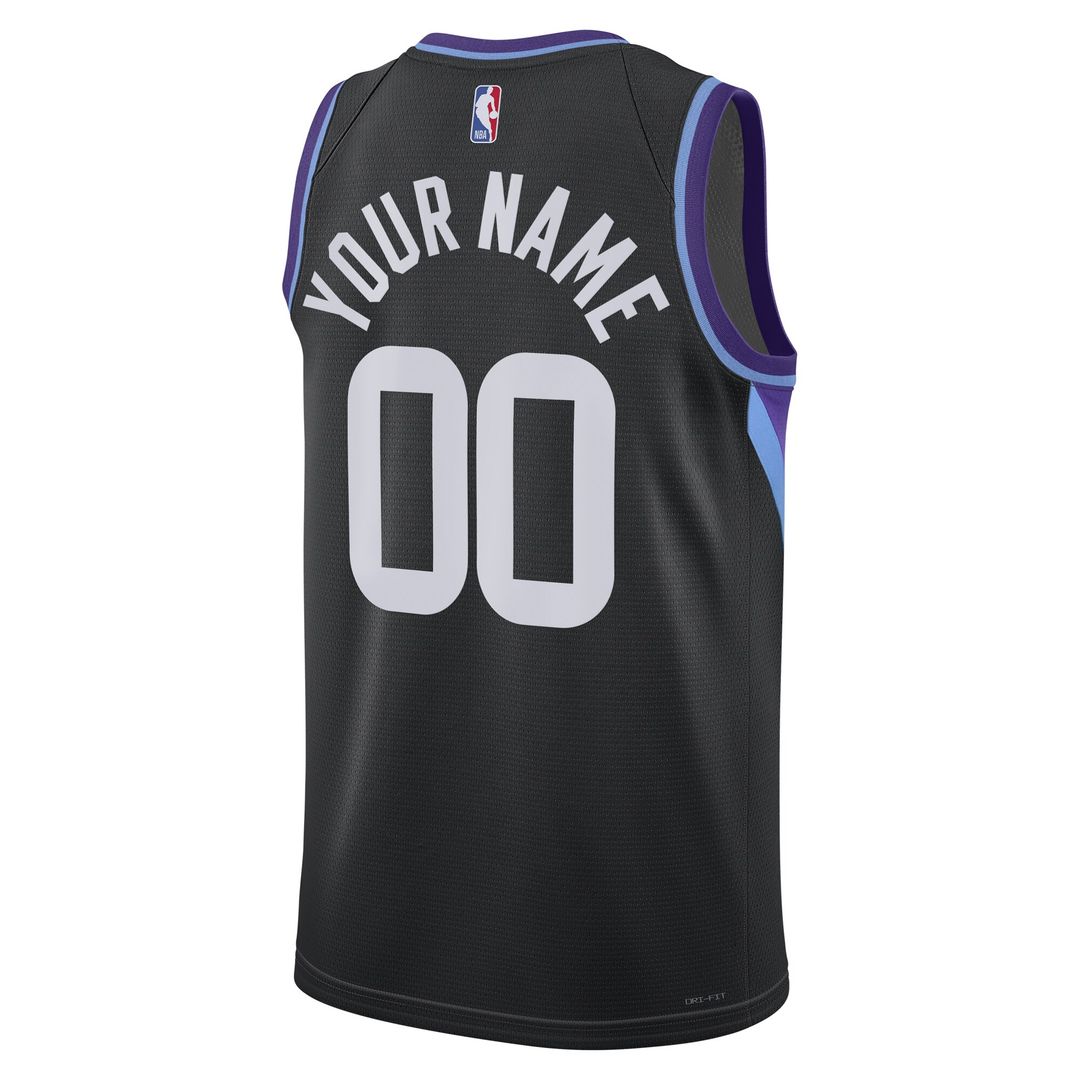 Utah Jazz Jordan Brand Unisex 2024/25 Custom Swingman Jersey - Statement Edition - Black Team Jersey Sports Fan Apparel