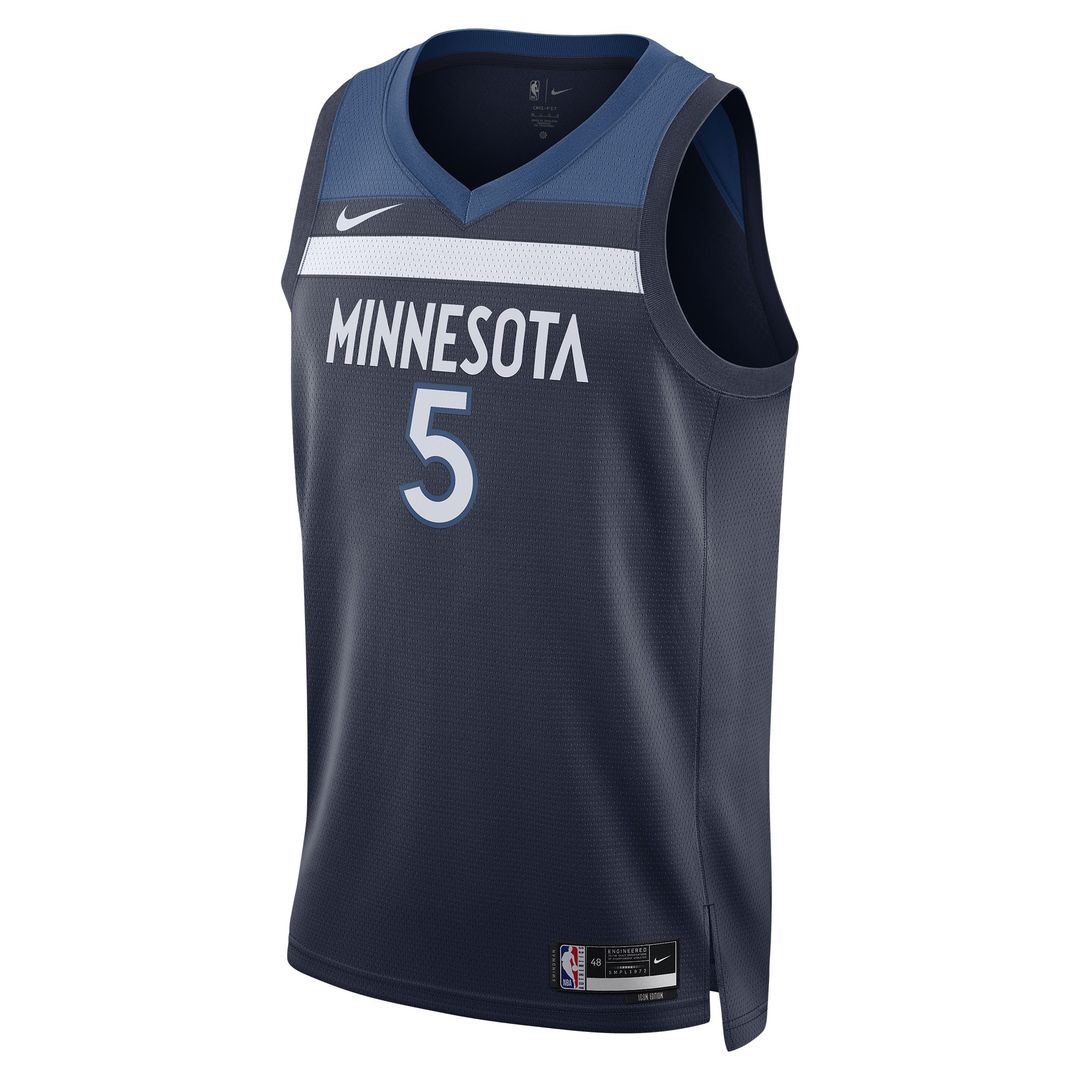 Minnesota Timberwolves Anthony Edwards Nike Unisex Swingman Jersey - Icon Edition - Navy Team Jersey Sports Fan Apparel