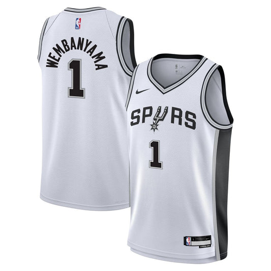San Antonio Spurs Victor Wembanyama Nike Youth Swingman Jersey - Association Edition - White Team Jersey Sports Fan Apparel