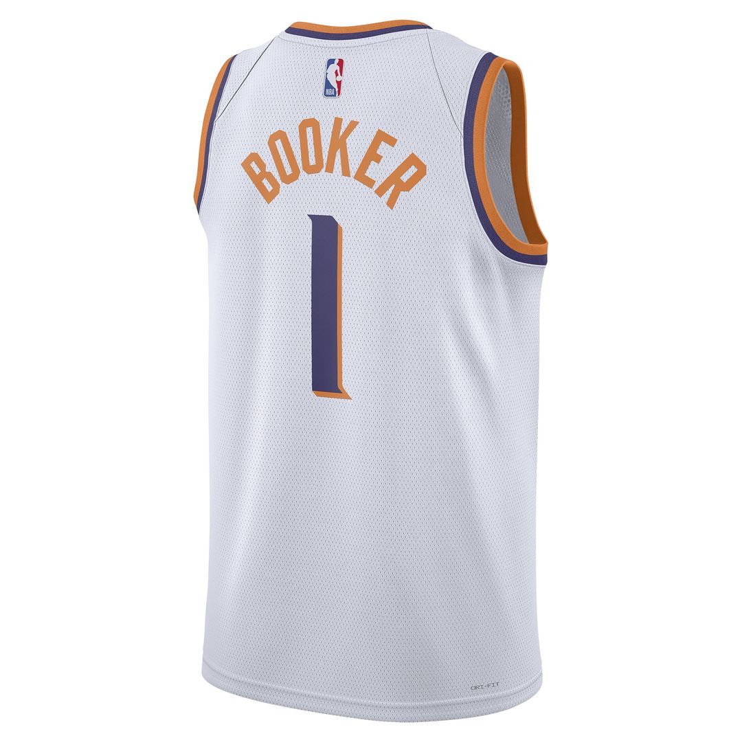 Phoenix Suns Devin Booker Nike Unisex Swingman Jersey - Association Edition - White Team Jersey Sports Fan Apparel