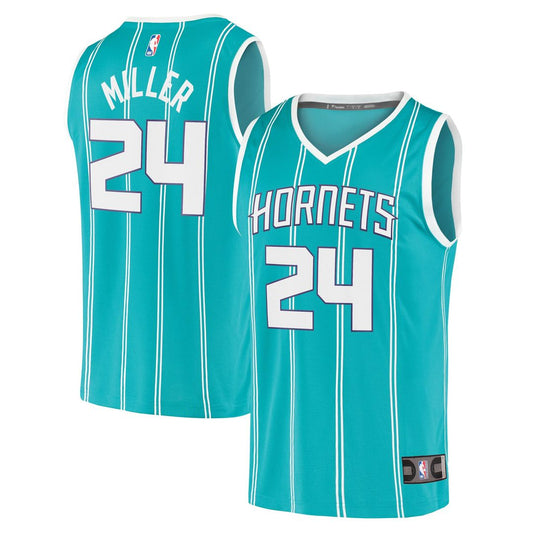Charlotte Hornets Brandon Miller Fanatics Fast Break Replica Jersey - Icon Edition - Teal Team Jersey Sports Fan Apparel