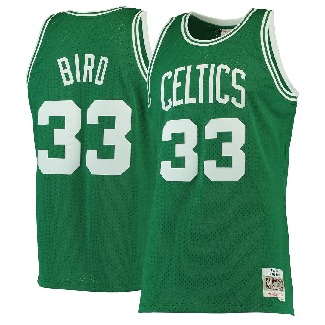 Boston Celtics Larry Bird Mitchell & Ness Hardwood Classics 1985/86 Swingman Jersey - White Team Jersey Sports Fan Apparel