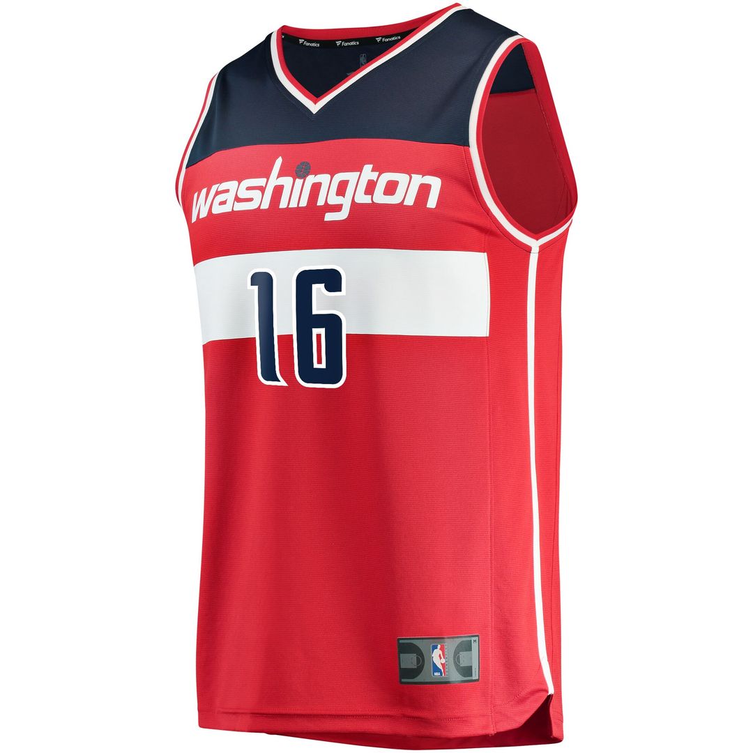 Washington Wizards Anthony Gill Fanatics Fast Break Replica Jersey - Icon Edition - Red Team Jersey Sports Fan Apparel