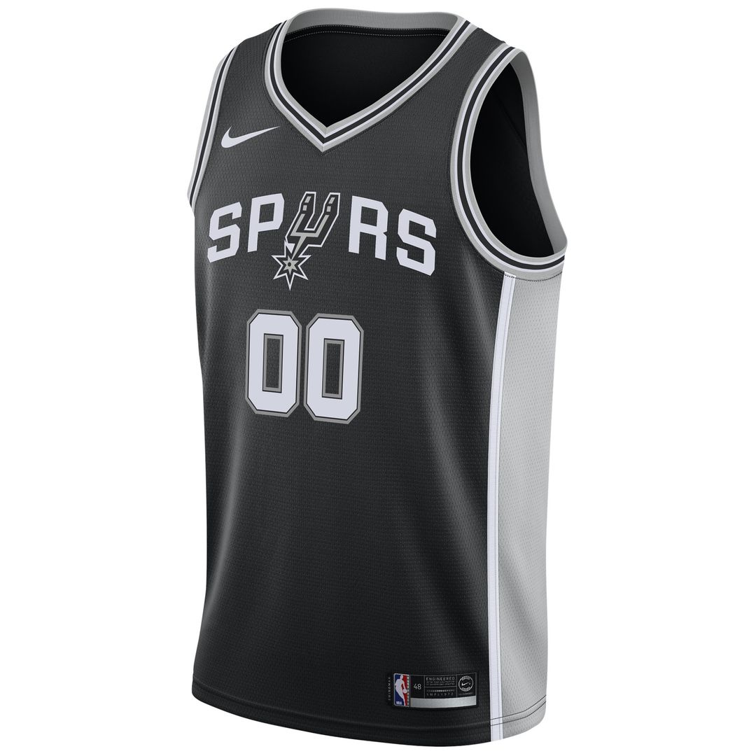 San Antonio Spurs Nike Swingman Custom Jersey Black - Icon Edition Team Jersey Sports Fan Apparel