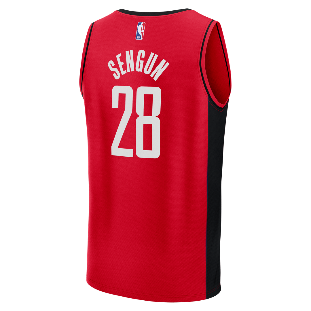 Houston Rockets Alperen Şengün Fanatics Fast Break Replica Jersey - Red - Icon Edition Team Jersey Sports Fan Apparel