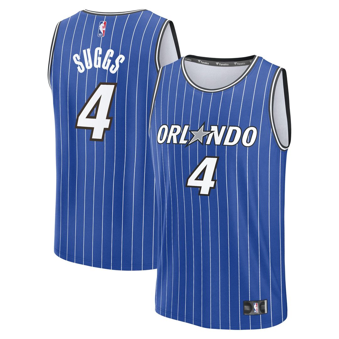 Orlando Magic Jalen Suggs Fanatics Fast Break Jersey - Icon Edition - Blue Team Jersey Sports Fan Apparel