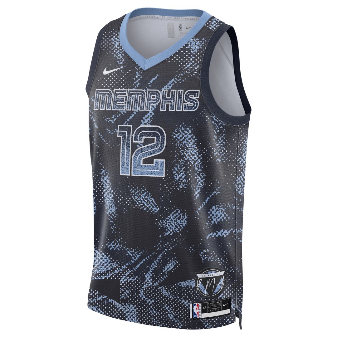 Memphis Grizzlies Ja Morant Nike Unisex 2025 Select Series Swingman Player Jersey - Navy Team Jersey Sports Fan Apparel