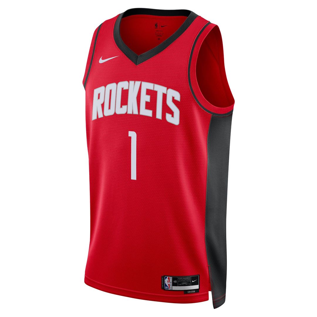Houston Rockets Amen Thompson Nike Unisex Swingman Player Jersey - Icon Edition - Red Team Jersey Sports Fan Apparel