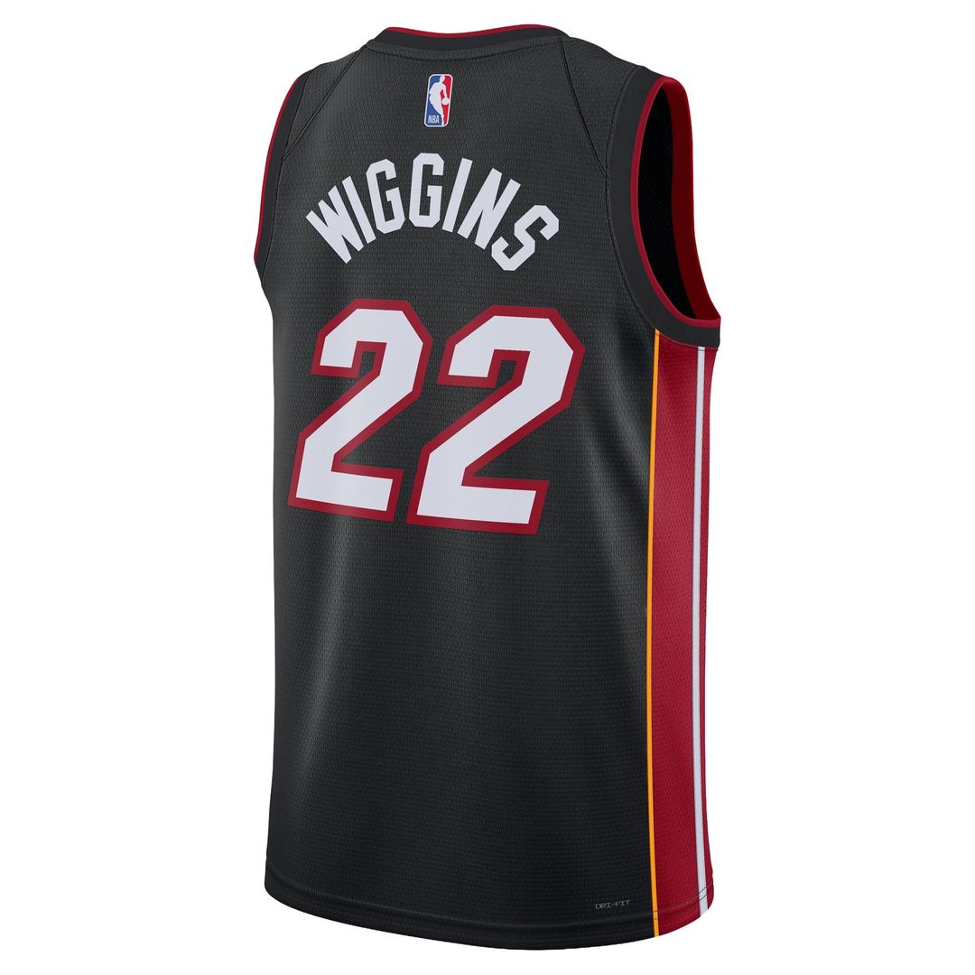 Miami Heat Andrew Wiggins Nike Unisex Swingman Player Jersey - Icon Edition - Black Team Jersey Sports Fan Apparel