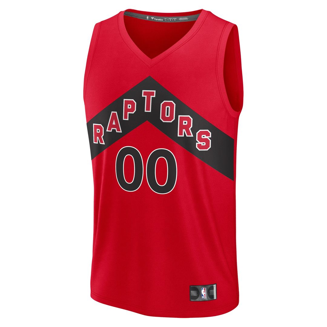 Toronto Raptors Fanatics Fast Break Custom Jersey - Icon Edition - Red Team Jersey Sports Fan Apparel