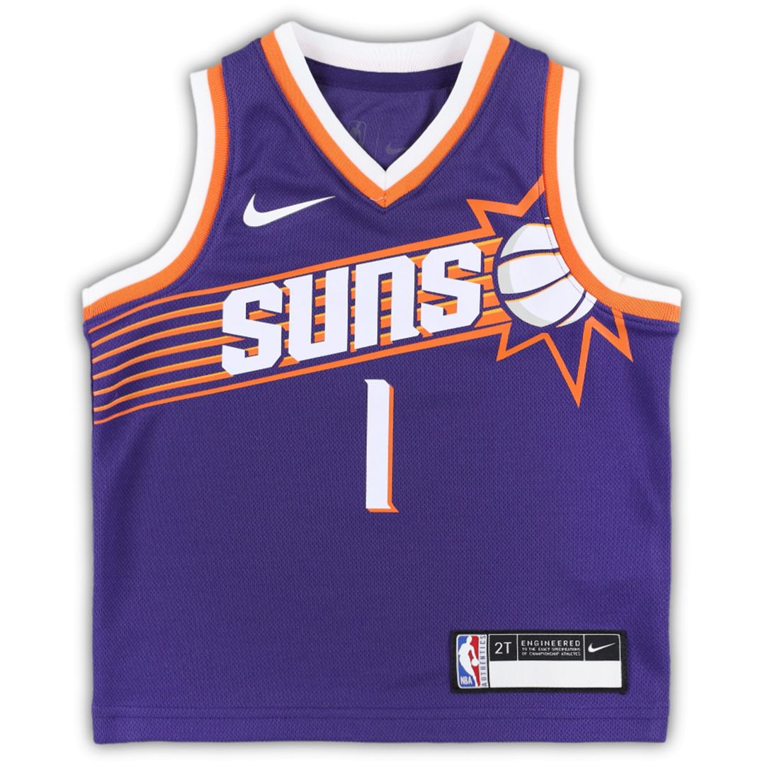 Phoenix Suns Devin Booker Nike Toddler Swingman Player Jersey - Icon Edition - Purple Team Jersey Sports Fan Apparel