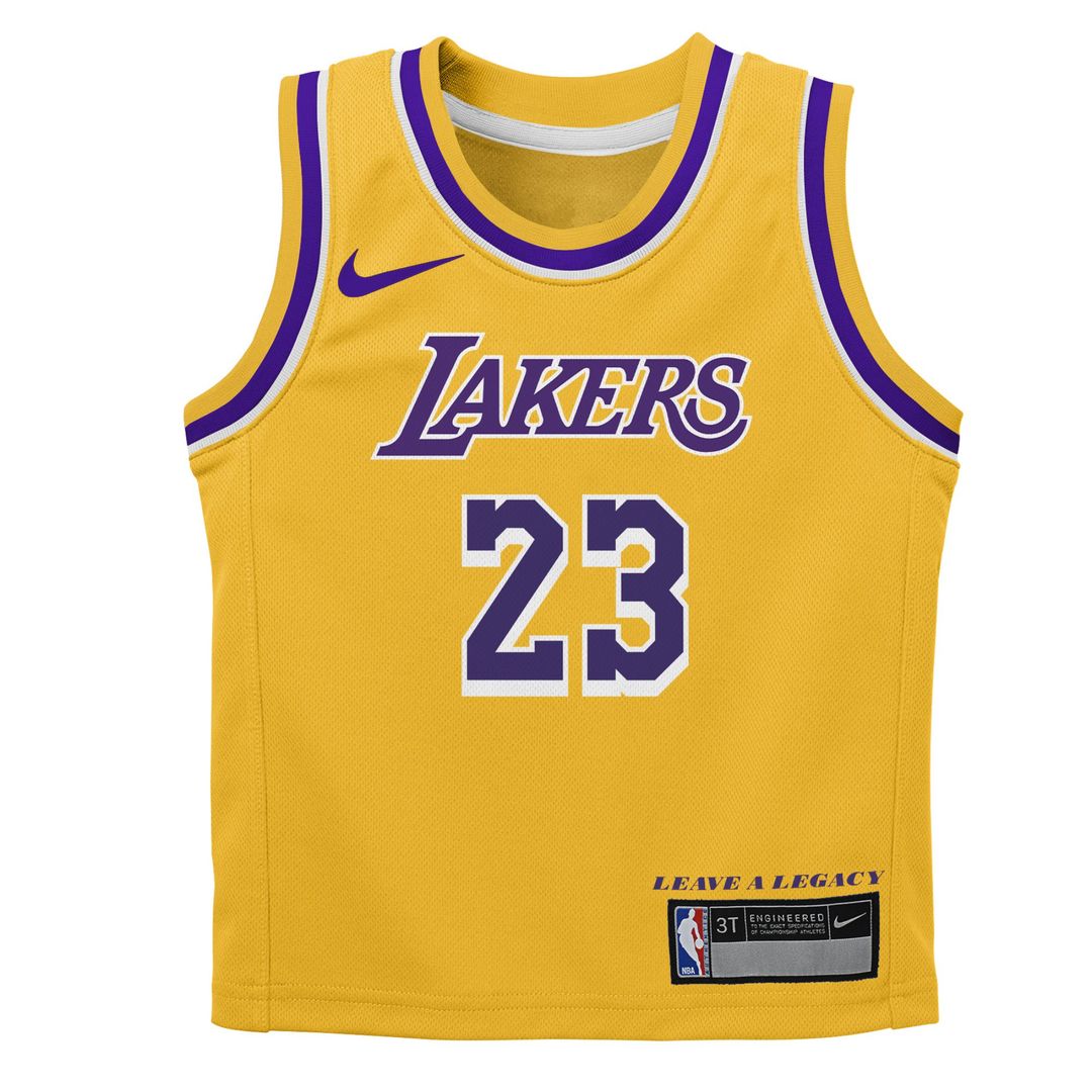 Los Angeles Lakers LeBron James Nike Toddler Swingman Player Jersey - Icon Edition - Gold Team Jersey Sports Fan Apparel