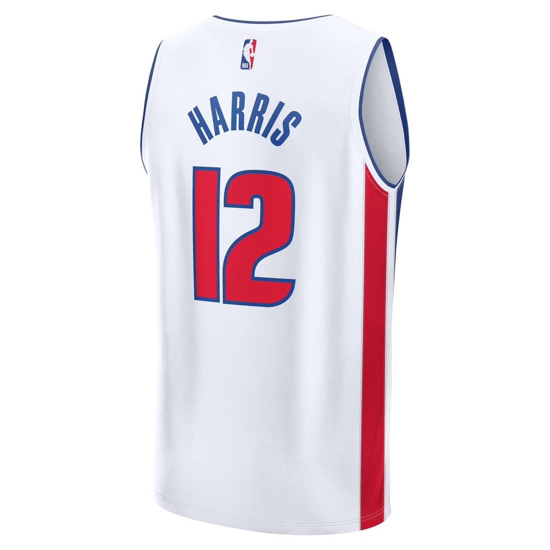 Detroit Pistons Tobias Harris Fanatics Fast Break Replica Player Jersey - Association Edition - White Team Jersey Sports Fan Apparel