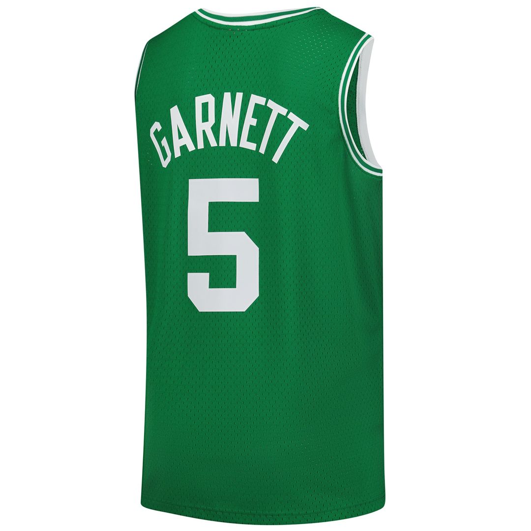 Boston Celtics Kevin Garnett Mitchell & Ness 2007/08 Hardwood Classics Swingman Jersey - Kelly Green Team Jersey Sports Fan Apparel
