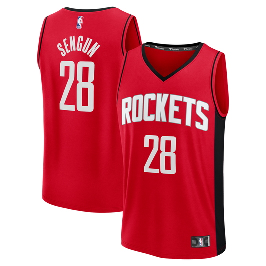Houston Rockets Alperen Şengün Fanatics Fast Break Replica Jersey - Red - Icon Edition Team Jersey Sports Fan Apparel