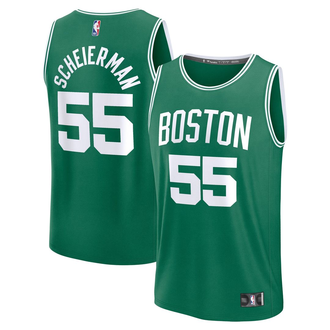 Boston Celtics Baylor Scheierman Fanatics 2024 NBA Draft Fast Break Player Jersey - Icon Edition - Kelly Green Team Jersey Sports Fan Apparel