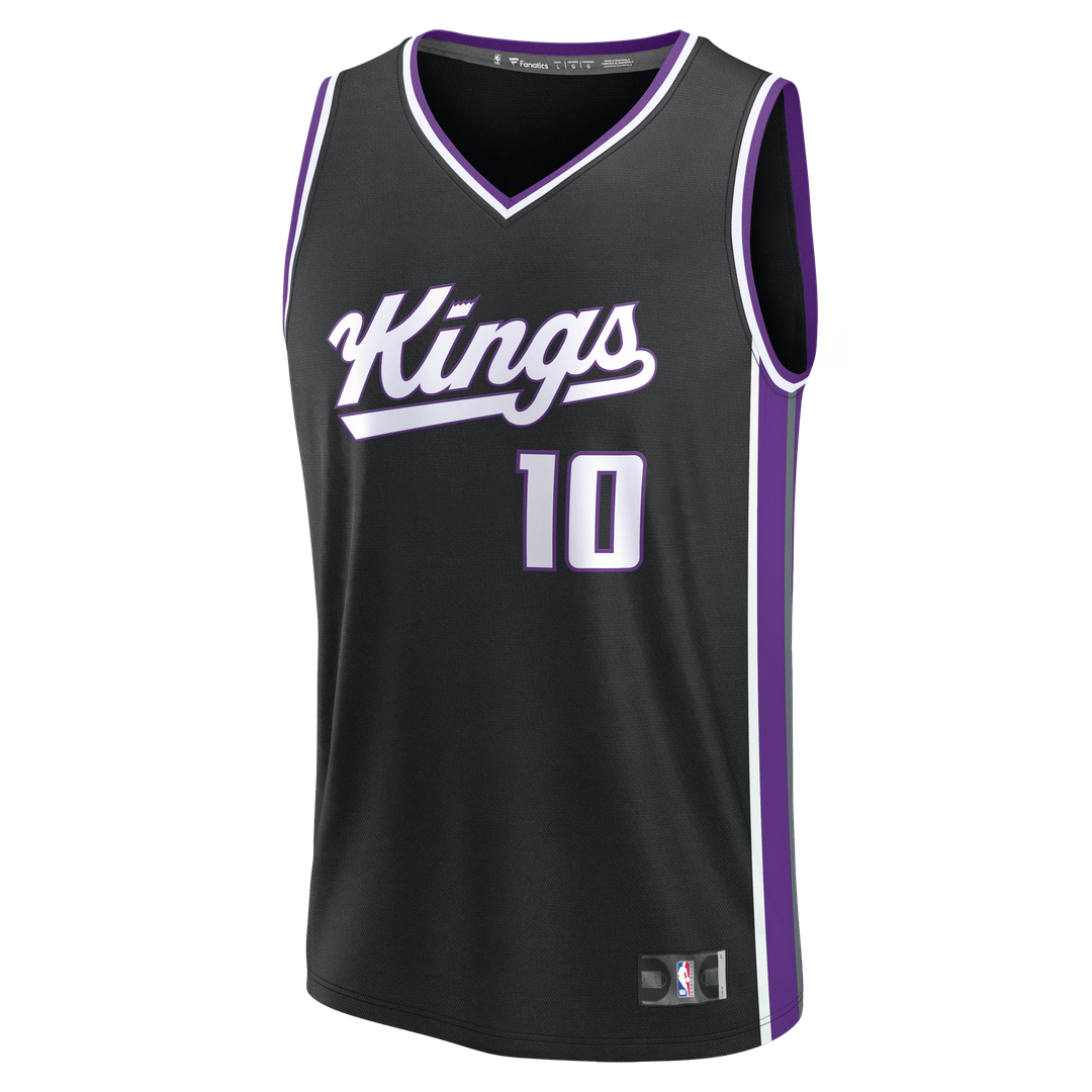 Sacramento Kings DeMar DeRozan Fanatics Fast Break Replica Player Jersey - Icon Edition - Black Team Jersey Sports Fan Apparel