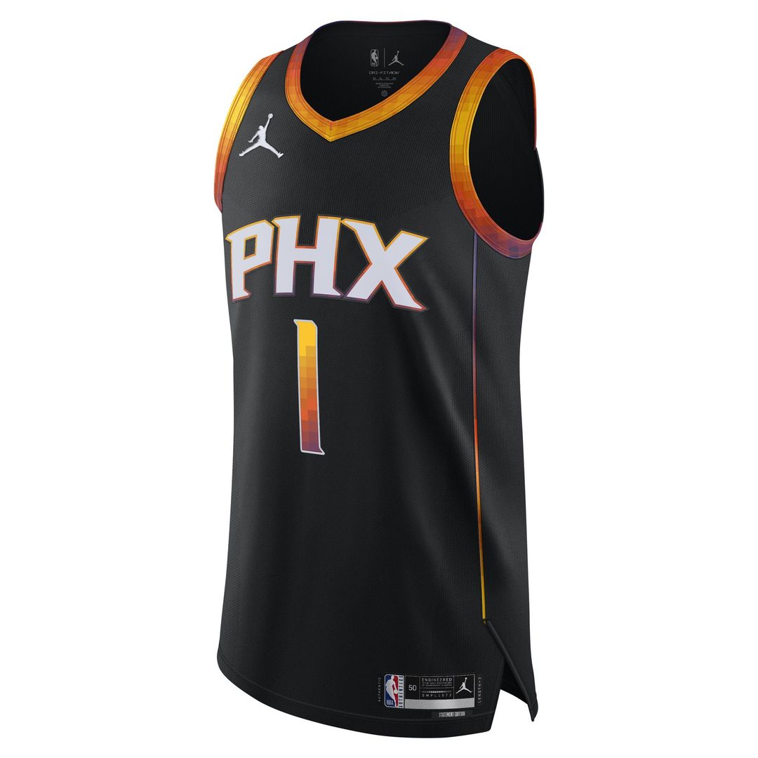 Phoenix Suns Devin Booker Jordan Brand Authentic Player Jersey - Statement Edition - Black Team Jersey Sports Fan Apparel