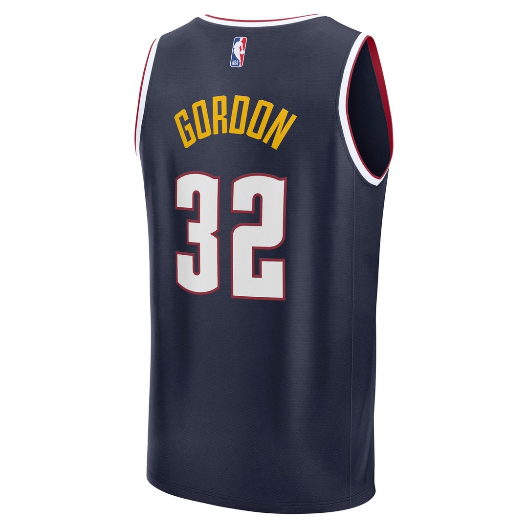 Denver Nuggets Aaron Gordon Fanatics Fast Break Replica Player Jersey - Icon Edition - Navy Team Jersey Sports Fan Apparel