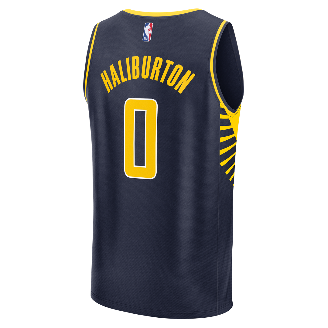 Indiana Pacers Tyrese Haliburton Fanatics Youth Fast Break Replica Player Jersey - Navy Team Jersey Sports Fan Apparel