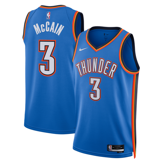 Oklahoma City Thunder Jared McCain Nike Unisex Swingman Jersey - Icon Edition - Blue Team Jersey Sports Fan Apparel