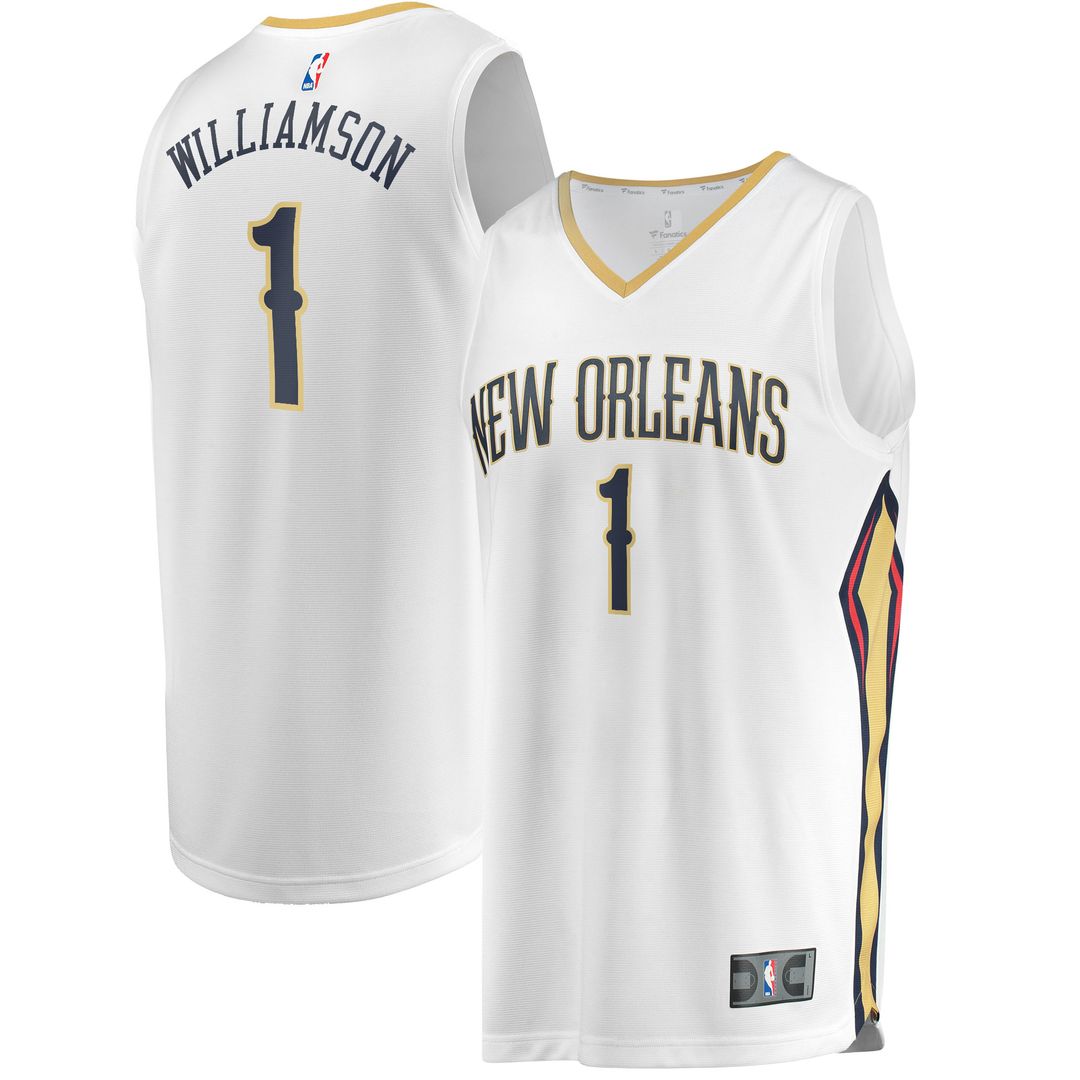 New Orleans Pelicans Zion Williamson Fanatics Replica Fast Break Jersey Red - Statement Edition Team Jersey Sports Fan Apparel