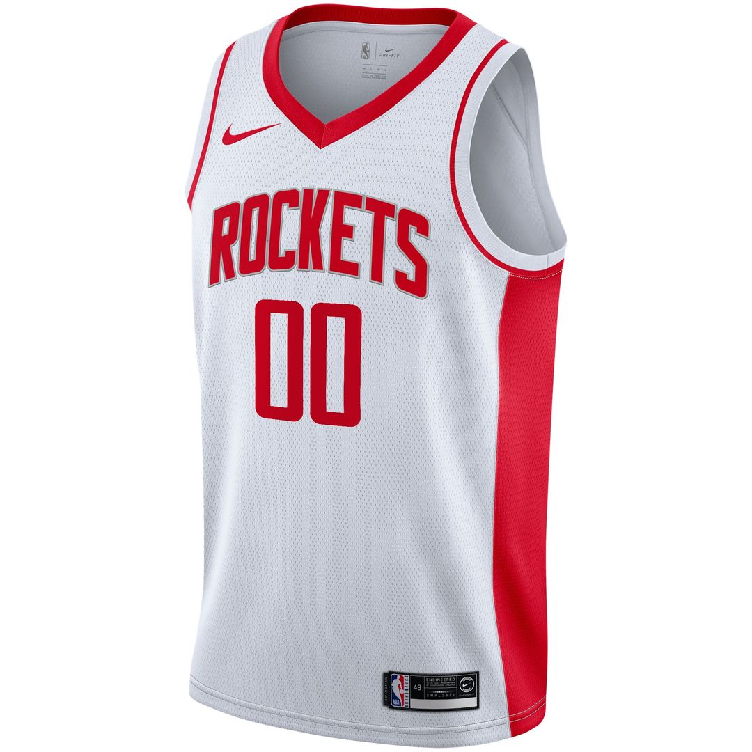 Houston Rockets Nike 2020/21 Swingman Custom Jersey - Association Edition - White Team Jersey Sports Fan Apparel