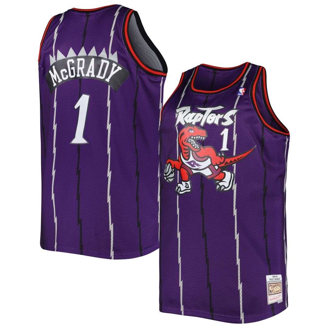 Toronto Raptors Tracy McGrady Mitchell & Ness Big & Tall Hardwood Classics 1998/99 Swingman Jersey - Purple Team Jersey Sports Fan Apparel