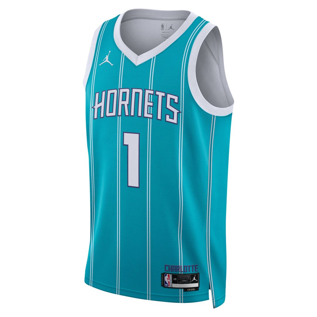 Charlotte Hornets LaMelo Ball Jordan Brand Unisex Swingman Jersey - Icon Edition - Teal Team Jersey Sports Fan Apparel