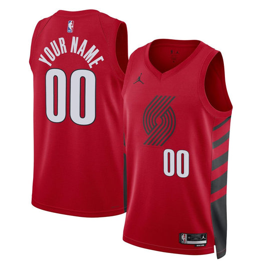 Portland Trail Blazers Jordan Brand Unisex 2022/23 Swingman Custom Jersey - Statement Edition - Red Team Jersey Sports Fan Apparel