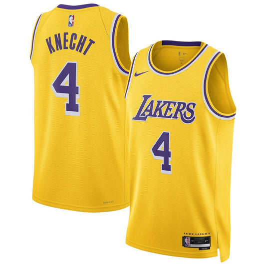 Los Angeles Lakers Dalton Knecht Nike Unisex Swingman Jersey - Gold Team Jersey Sports Fan Apparel